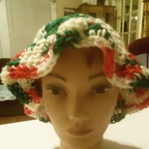 🌲Handmade Multi Colored Christmas Hat🌲